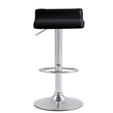 Set x 2 Sillas Bar Giratorias Recife Negro 39x64cm con Reposapiés - SILLAS Y BUTACOS | Bylmo