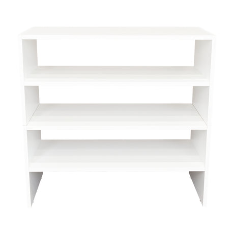 Zapatero Silpa Blanco 72x34.9cm de Un Nivel Apilable - ZAPATEROS | Bylmo