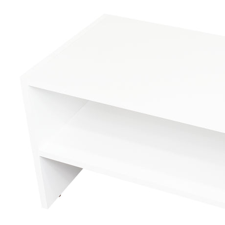 Zapatero Silpa Blanco 72x34.9cm de Un Nivel Apilable - ZAPATEROS | Bylmo