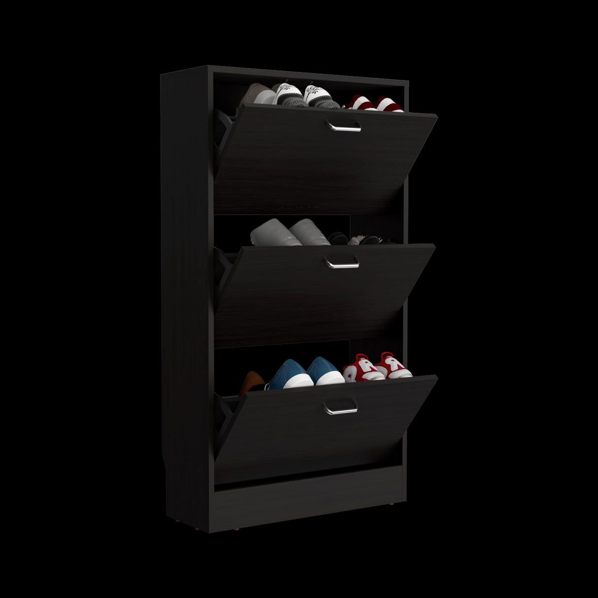 Zapatero Inola Wengue 63x115.2cm de Tres Niveles - ZAPATEROS | Bylmo