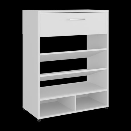 Zapatero Alpine Blanco 70x90cm de Cinco Niveles - ZAPATEROS | Bylmo