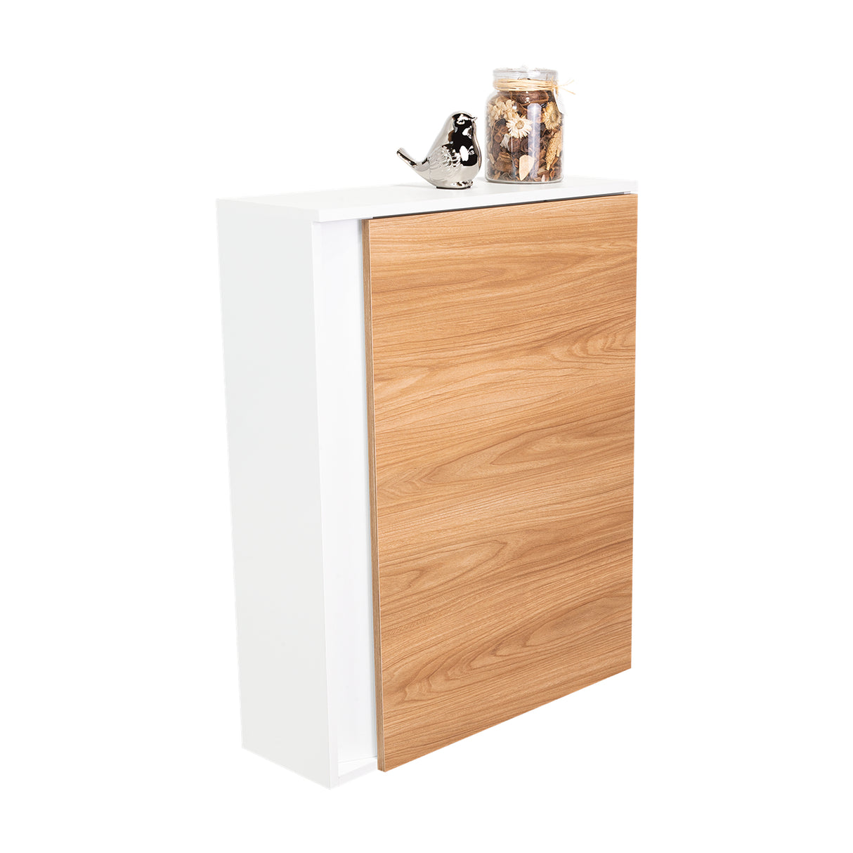 Zapatero Dassel Blanco Y Fresno Europeo 63.2x80.6cm de Tres Niveles - ZAPATEROS | Bylmo
