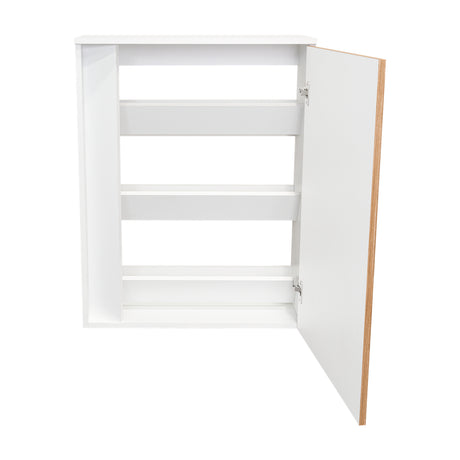 Zapatero Dassel Blanco Y Fresno Europeo 63.2x80.6cm de Tres Niveles - ZAPATEROS | Bylmo