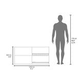 Mueble Superior de Cocina Fresno Europeo 120x60cm con Locero - MUEBLES SUPERIORES DE COCINA | Bylmo