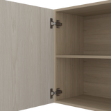 Mueble Superior de Cocina Gante Rovere y Niebla 180x60cm con Locero - MUEBLES SUPERIORES DE COCINA | Bylmo