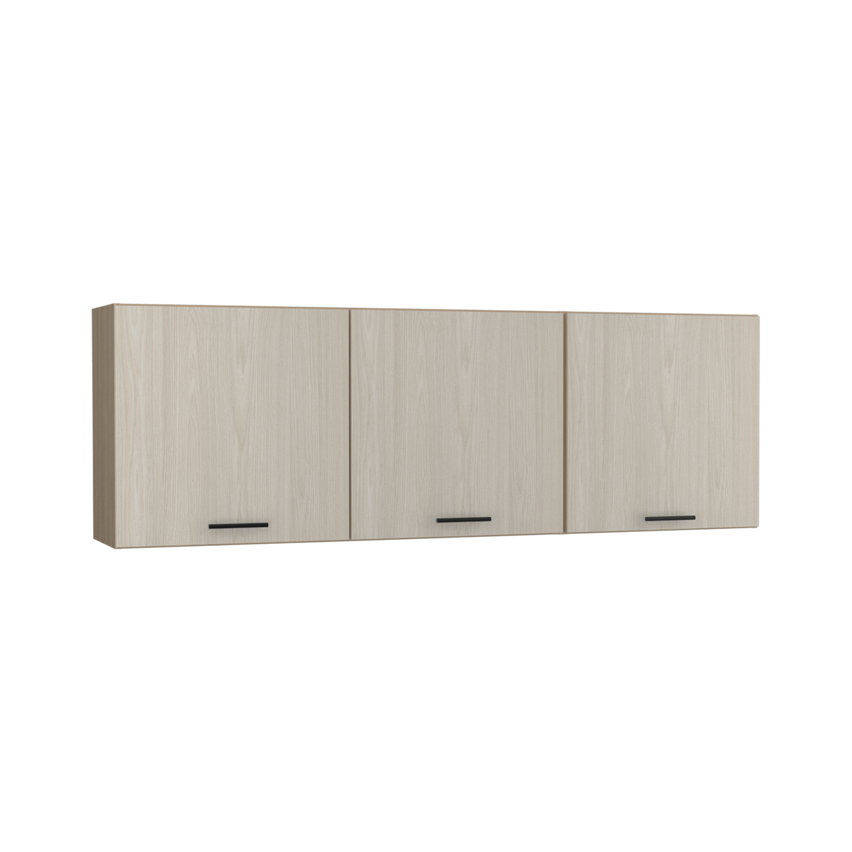 Mueble Superior de Cocina Gante Rovere y Niebla 180x60cm con Locero - MUEBLES SUPERIORES DE COCINA | Bylmo