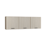 Mueble Superior de Cocina Gante Rovere y Niebla 180x60cm con Locero - MUEBLES SUPERIORES DE COCINA | Bylmo