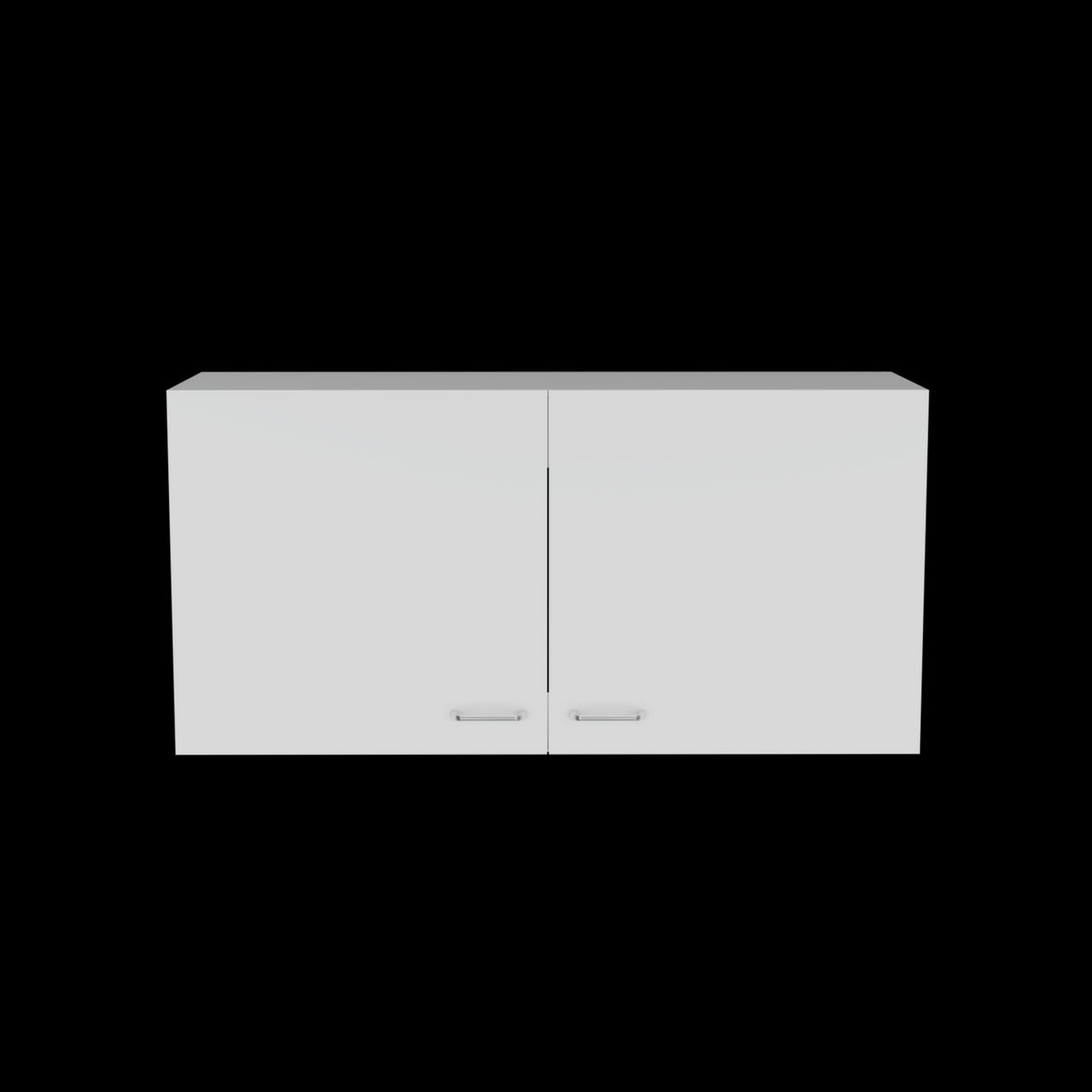 Mueble Superior de Cocina Napoles Blanco 100x49cm con Dos Puertas - MUEBLES SUPERIORES DE COCINA | Bylmo