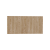 Mueble Superior de Cocina Napoles Wengue y Fresno Europeo 100x49cm con Dos Puertas - MUEBLES SUPERIORES DE COCINA | Bylmo