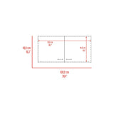 Mueble Superior de Cocina Napoles Wengue y Fresno Europeo 100x49cm con Dos Puertas - MUEBLES SUPERIORES DE COCINA | Bylmo