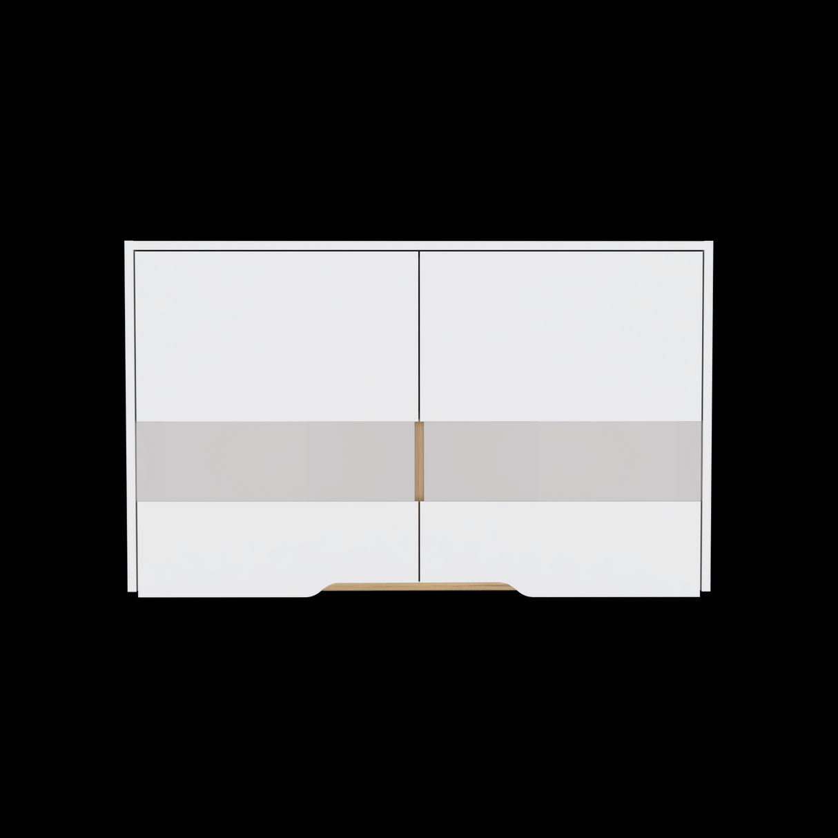 Mueble Superior de Cocina Soler Blanco y Macadamia 100x60cm con Cuatro Puertas - MUEBLES SUPERIORES DE COCINA | Bylmo