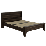 Cama Amat Habano 156.5x95cm para Colchón Doble 140 X 190 Cm con Cabecero y Piecero - CAMAS | Bylmo