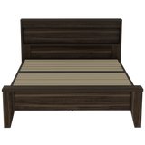 Cama Amat Habano 156.5x95cm para Colchón Doble 140 X 190 Cm con Cabecero y Piecero - CAMAS | Bylmo