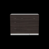 Mueble Inferior de Cocina Grecia Blanco y Milan 116.4x84.8cm Sin Mesón y sin Estufa - MUEBLES INFERIORES DE COCINA | Bylmo