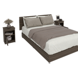 Combo Cabecero Lisboa Milan 90.2x158.6cm con Dos Mesas de Noche Para cama Doble - CABECEROS | Bylmo