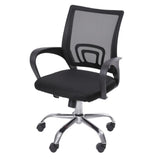 Silla de Oficina Tok Negro 57x52cm Reclinable y Giratoria con Ruedas - SILLAS DE OFICINA | Bylmo