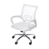 Set x 2 Sillas de Oficina Tok Blanco 57x52cm Reclinable y Giratoria con Ruedas - SILLAS DE OFICINA | Bylmo