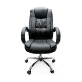 Silla de Oficina Monaco Negro 64x51cm Reclinable y Giratoria con Ruedas - SILLAS DE OFICINA | Bylmo