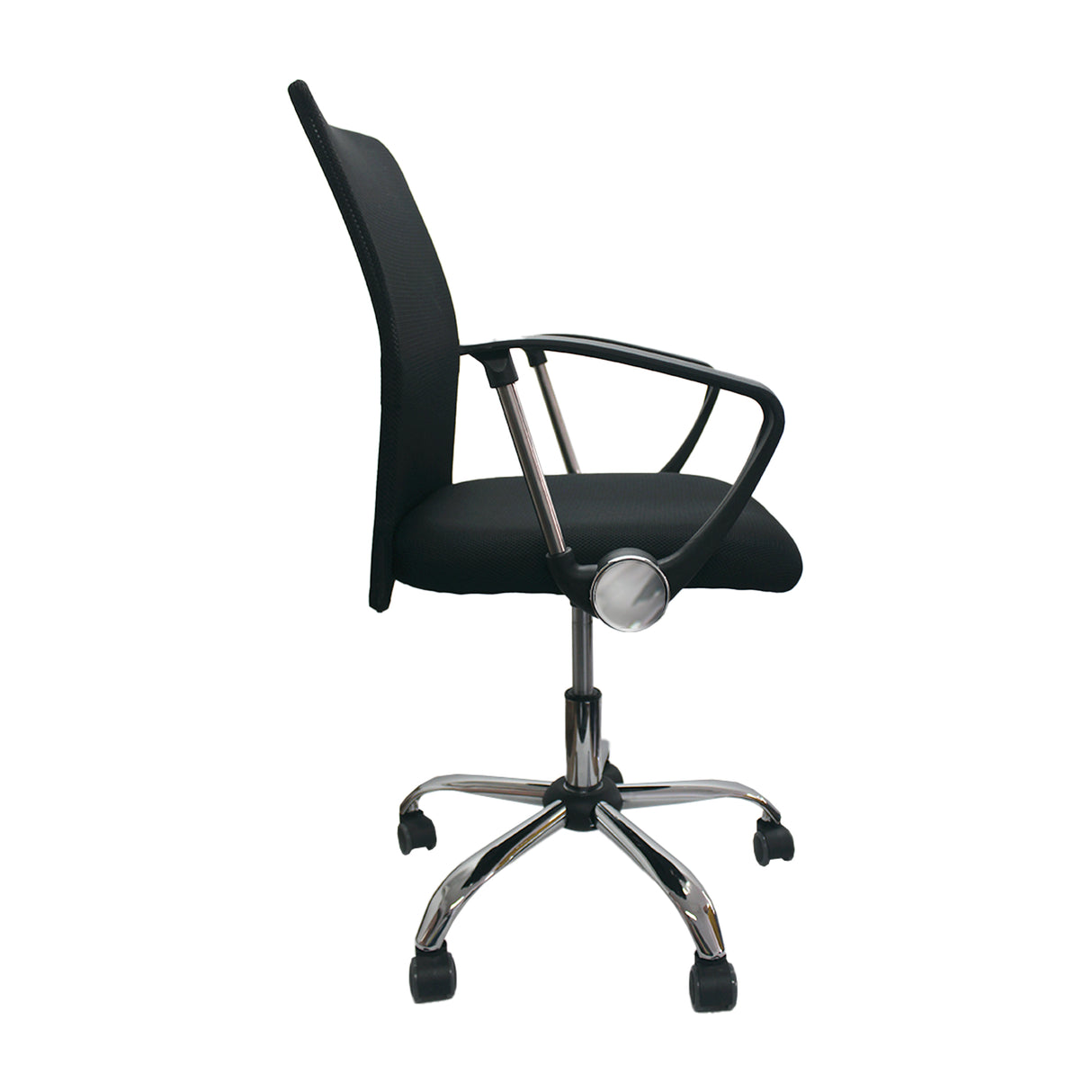 Silla de Oficina Toronto Negro 58x47cm Reclinable y Giratoria con Ruedas - SILLAS DE OFICINA | Bylmo