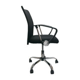 Silla de Oficina Toronto Negro 58x47cm Reclinable y Giratoria con Ruedas - SILLAS DE OFICINA | Bylmo