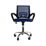 Silla de Oficina Tok Azul 57x52cm Reclinable y Giratoria con Ruedas - SILLAS DE OFICINA | Bylmo