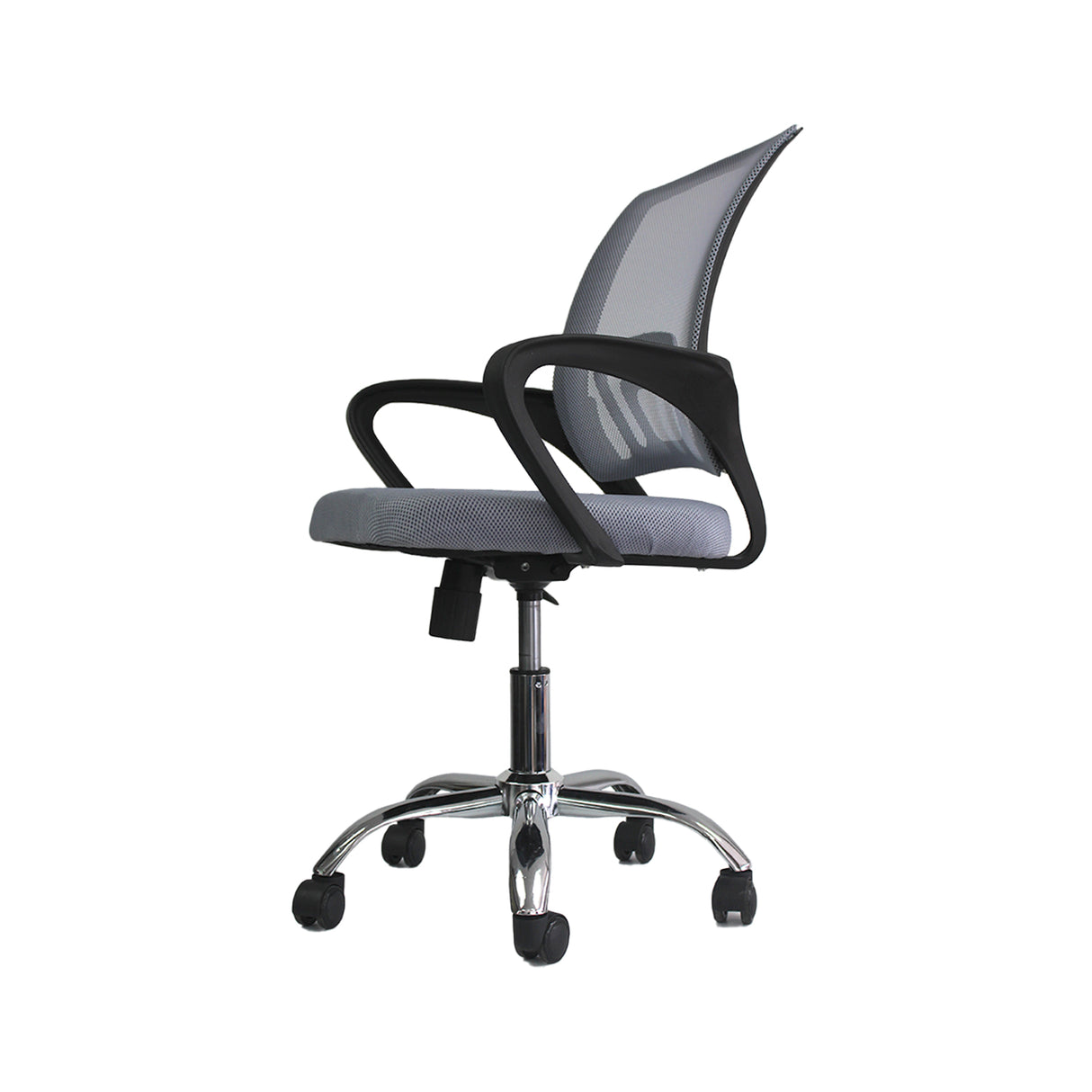 Silla de Oficina Tok Gris 57x52cm Reclinable y Giratoria con Ruedas - SILLAS DE OFICINA | Bylmo