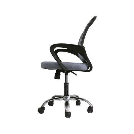 Silla de Oficina Tok Gris 57x52cm Reclinable y Giratoria con Ruedas - SILLAS DE OFICINA | Bylmo