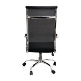 Silla de Oficina Roma Negro 56x52cm Reclinable y Giratoria con Ruedas - SILLAS DE OFICINA | Bylmo
