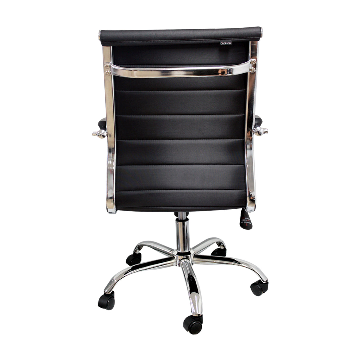 Silla de Oficina Venecia Negro 54.5x50cm Reclinable y Giratoria con Ruedas - SILLAS DE OFICINA | Bylmo