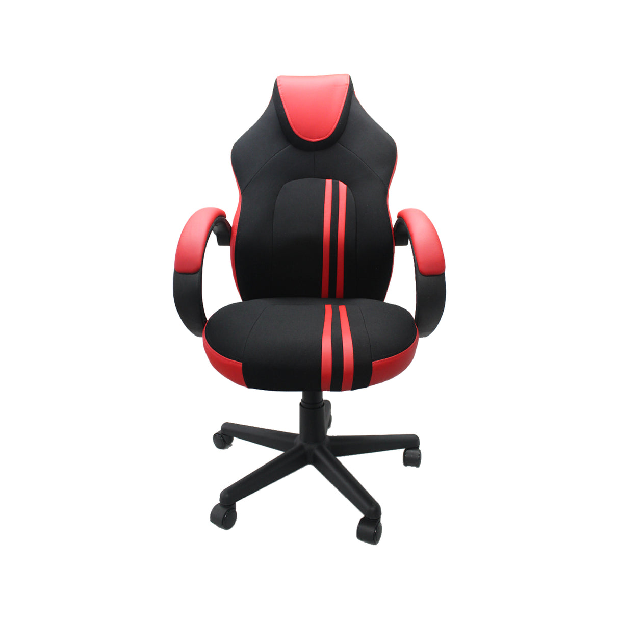 Silla Gamer Olympo Rojo 58x54cm Reclinable y Giratoria con Ruedas - SILLAS DE OFICINA | Bylmo