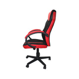 Silla Gamer Olympo Rojo 58x54cm Reclinable y Giratoria con Ruedas - SILLAS DE OFICINA | Bylmo