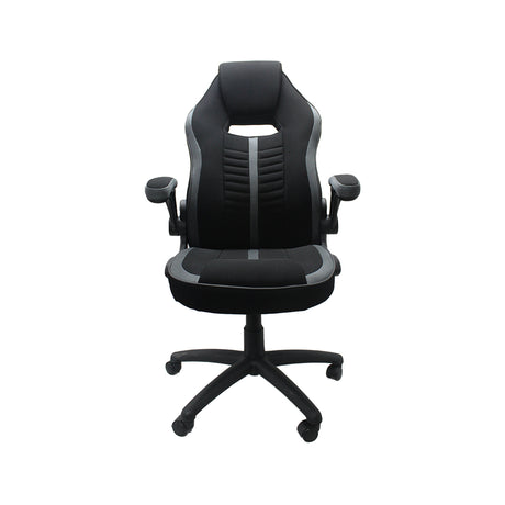 Silla Gamer Topgun Gris 63x58cm Reclinable y Giratoria con Ruedas - SILLAS DE OFICINA | Bylmo