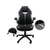 Silla Gamer Topgun Gris 63x58cm Reclinable y Giratoria con Ruedas - SILLAS DE OFICINA | Bylmo