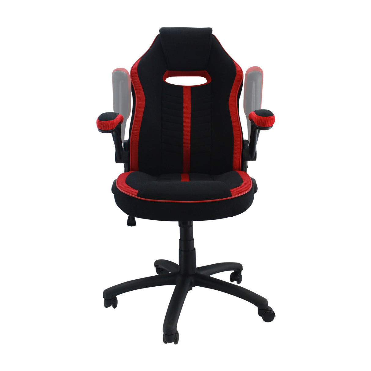 Silla Gamer Topgun Rojo 63x58cm Reclinable y Giratoria con Ruedas - SILLAS DE OFICINA | Bylmo