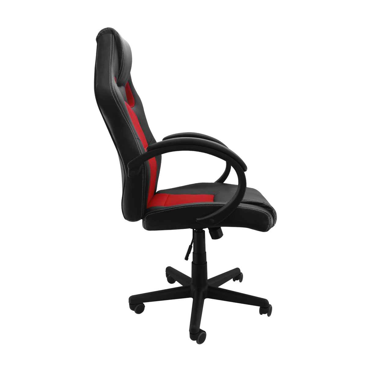 Silla Gamer Raptor Rojo 60x51cm Reclinable y Giratoria con Ruedas - SILLAS DE OFICINA | Bylmo
