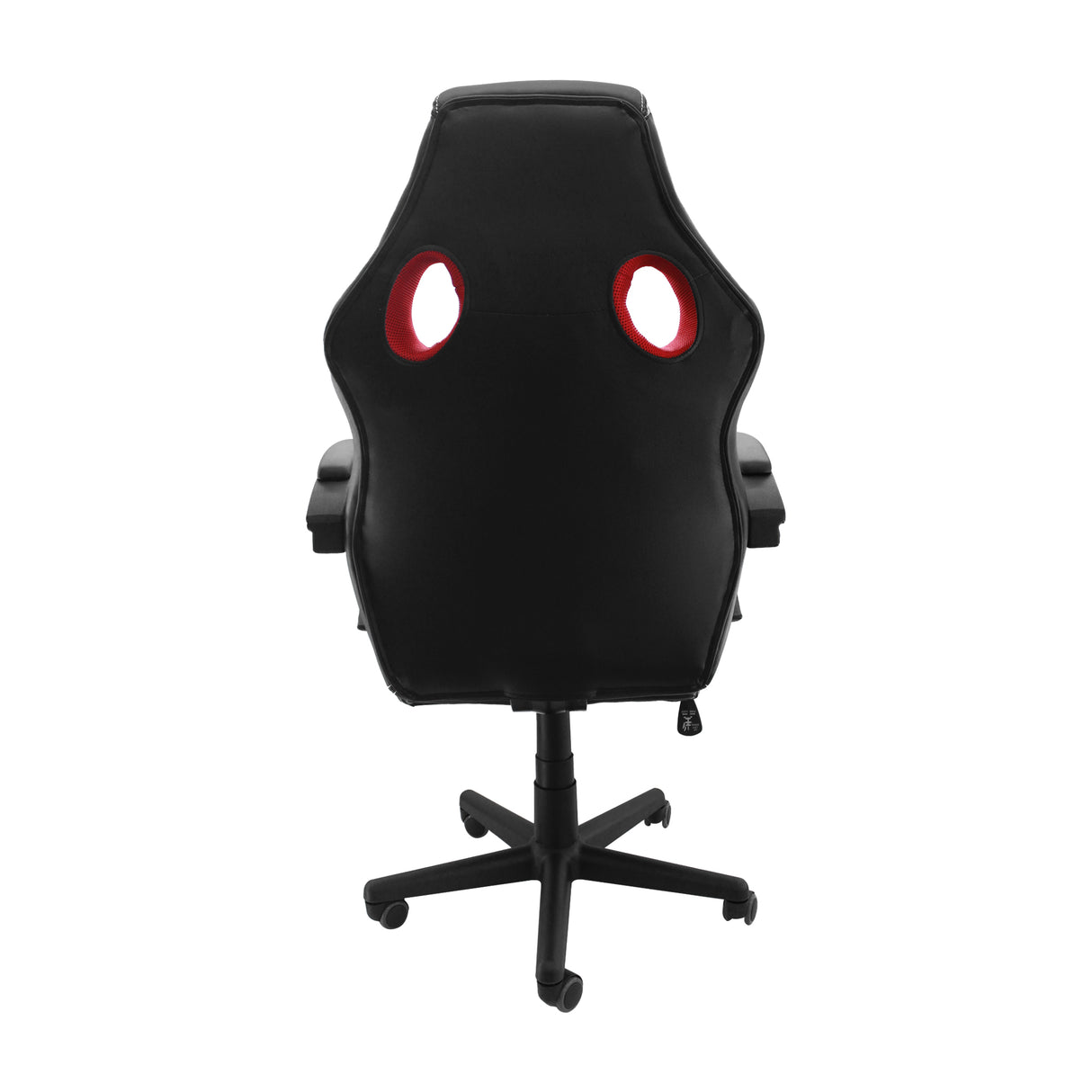 Silla Gamer Raptor Rojo 60x51cm Reclinable y Giratoria con Ruedas - SILLAS DE OFICINA | Bylmo