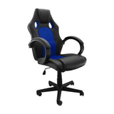Silla Gamer Raptor Azul 60x51cm Reclinable y Giratoria con Ruedas - SILLAS DE OFICINA | Bylmo
