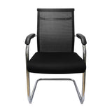 Silla de Oficina Roma Negro 55.5x63cm de Base Fija - SILLAS DE OFICINA | Bylmo