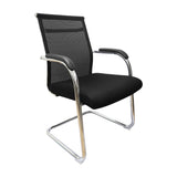 Silla de Oficina Roma Negro 55.5x63cm de Base Fija - SILLAS DE OFICINA | Bylmo