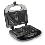 Sanduchera Negro 21.5x9cm de Dos Puestos Triangular - SANDUCHERAS Y WAFLERAS | Bylmo