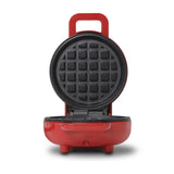 Waflera Rojo y Negro 12.5x9.5cm de Un Puesto con Luz Indicadora - SANDUCHERAS Y WAFLERAS | Bylmo