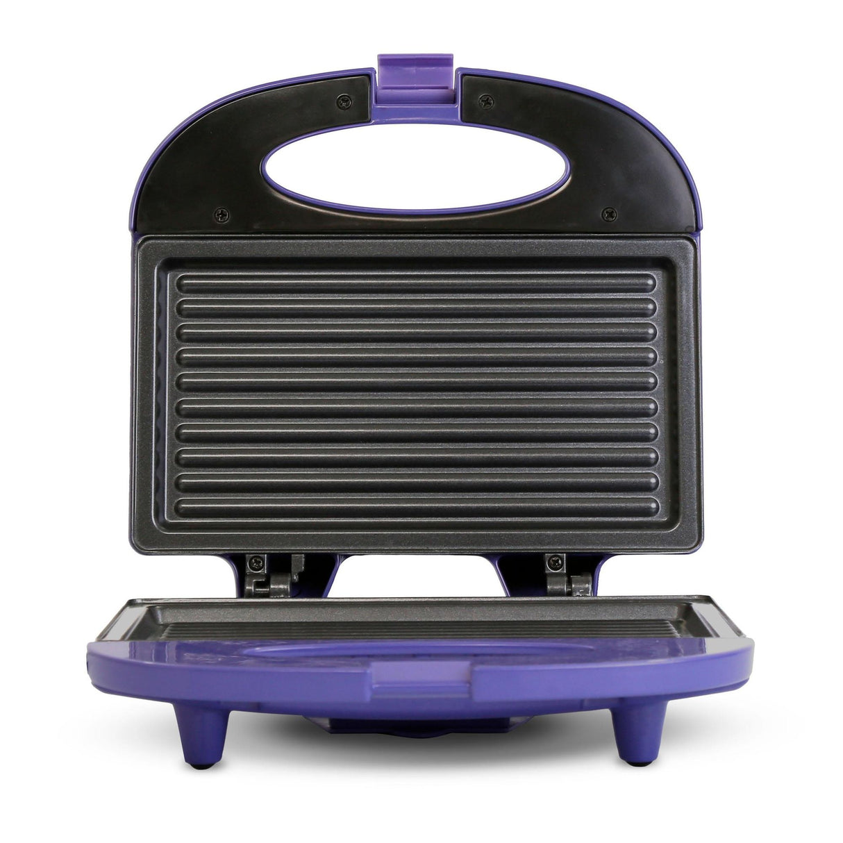 Sanduchera Negro y Violeta 21.5x9cm de Un Puesto Tipo Panini - SANDUCHERAS Y WAFLERAS | Bylmo