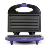 Sanduchera Negro y Violeta 21.5x9cm de Un Puesto Tipo Panini - SANDUCHERAS Y WAFLERAS | Bylmo