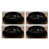 Juego De Vajillas 8 Piezas Negra 22x21cm Circular Para Cuatro Puestos - VAJILLA | Bylmo