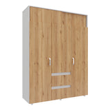 Closet Aurora Duna y Blanco 150x200cm con Dos Cajones y con Ocho Compartimientos - CLOSETS | Bylmo