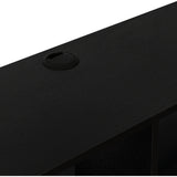 Rack de TV Flotante Wengue 150x27cm para TV Hasta 65 Pulgadas con Dos Compartimientos y con Ranuras para Cables - MUEBLES DE TV | Bylmo