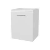 Mueble para Lavamanos Individual Saju Blanco 40x50cm Flotante con Lavamanos de Sobreponer - MUEBLES PARA LAVAMANOS | Bylmo