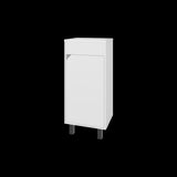Mueble para Lavamanos Individual Bethel Blanco 40x86cm con Patas y Lavamanos de Sobreponer - MUEBLES PARA LAVAMANOS | Bylmo