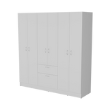 Closet Mitu Blanco 162x170cm Con Un Cajón y Nueve Compartimientos - CLOSETS | Bylmo
