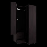 Closet Toulouse Wengue 85x180cm Con Tres Cajones y Diez Compartimientos - CLOSETS | Bylmo